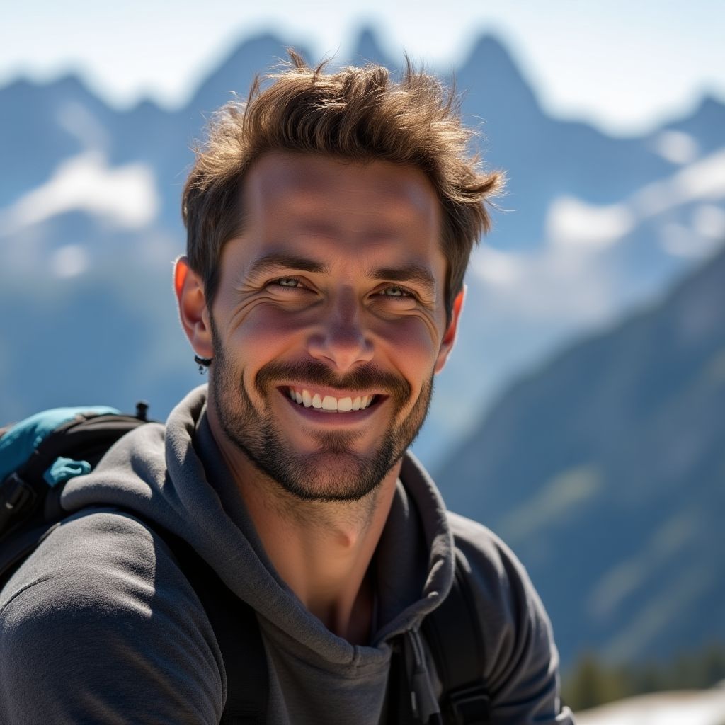 Michał Dąbrowski - uczestnik kursu wspinaczkowego